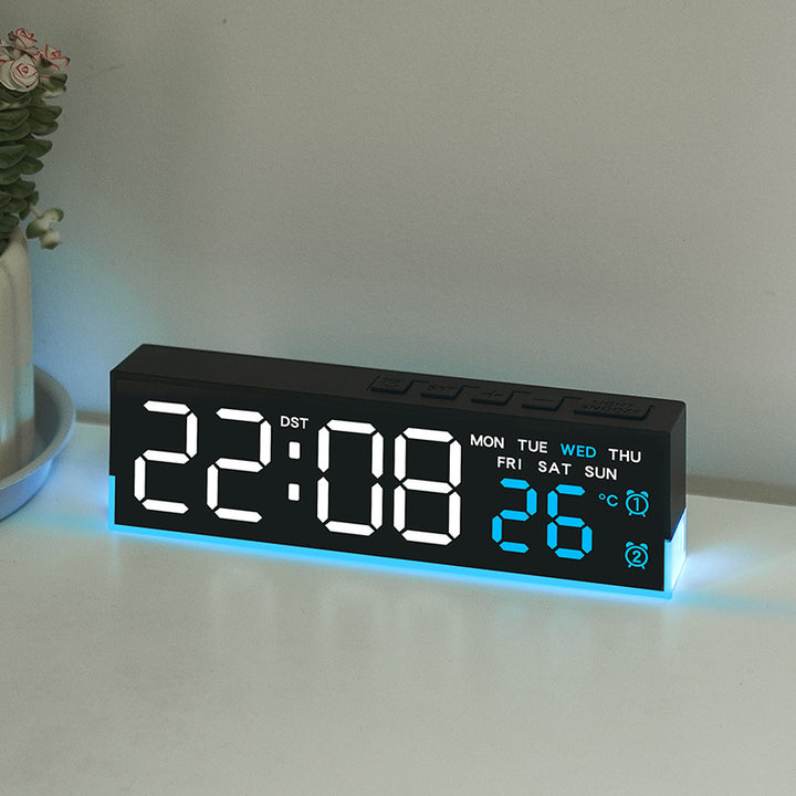 Digitaler Multifunktionaler LED-Wecker mit Temperatur- und Wochentagsanzeige Karnz
