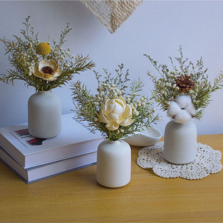 Getrocknete Blumen Botanische Anordnung