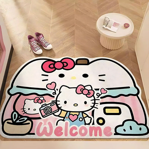 Dekorative Cartoon Willkommensmatte für Zuhause