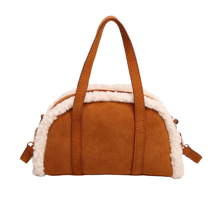 WoCozy Plüschtextur Handtasche Karnz