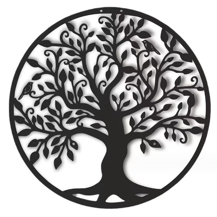 Wandmontierte Lebensbaum-Skulptur Karnz