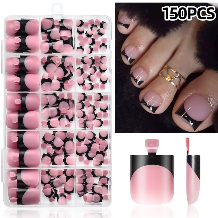 Premium Französisches Tip Kunstnagelset Karnz