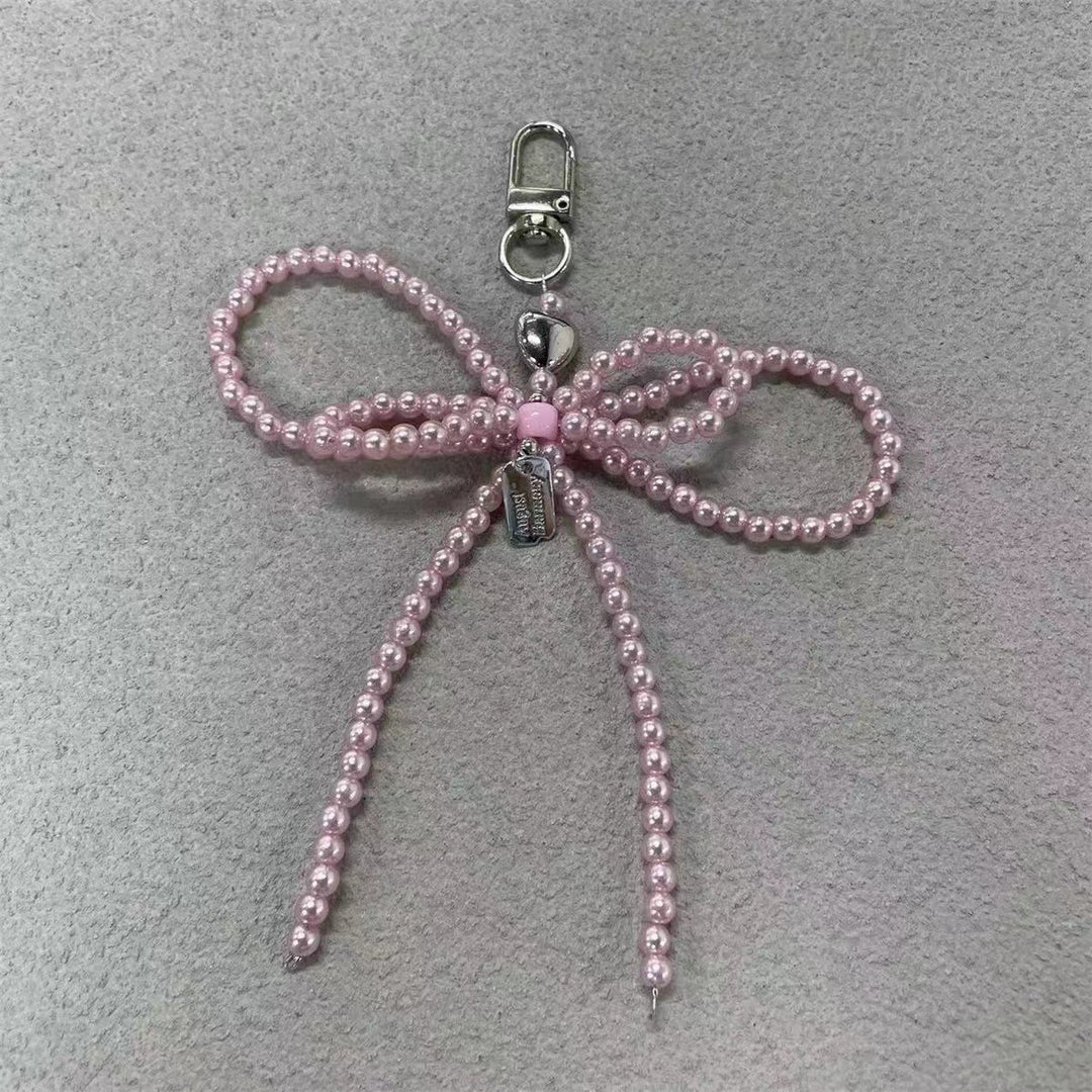 Elegante Perlenbogen Schlüsselanhänger Karnz