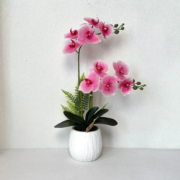 Faux Orchideenpflanzenarrangement für die Wohnkultur