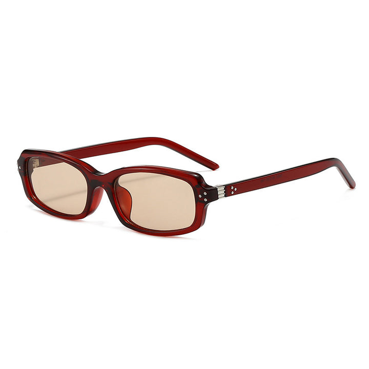 Retro-inspirierte rechteckige Sonnenbrille Karnz