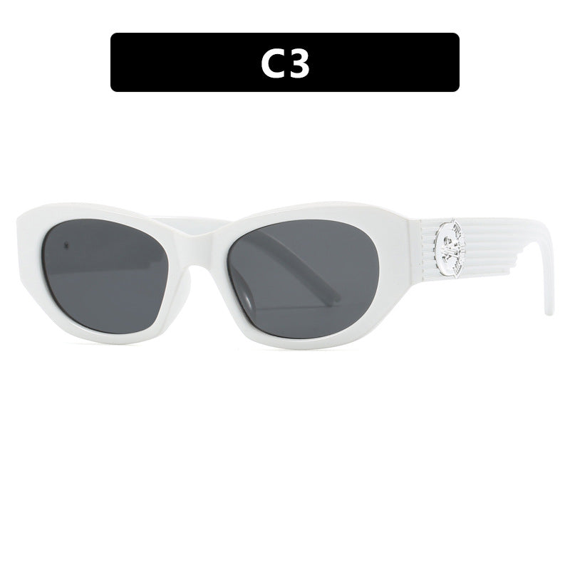 Damen modische Cat-Eye Sonnenbrille mit markantem Design und luxuriösen Details Karnz