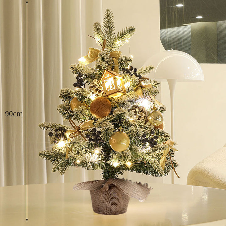 Dekorative Mini-Weihnachtsbaum mit LED-Lichtern
