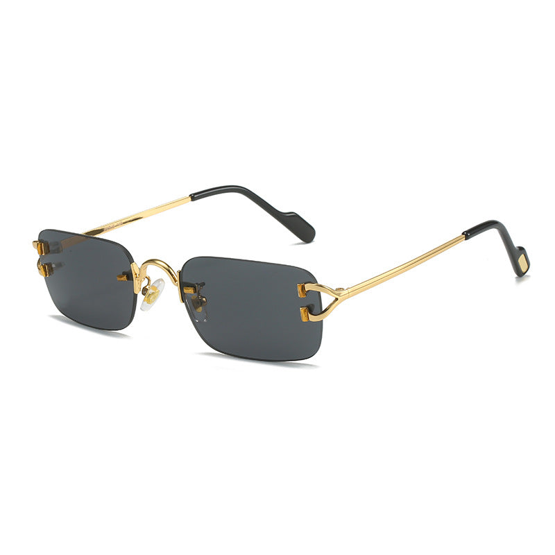 Damen Designer-Sonnenbrille mit elegantem Metallrahmen und polarisierenden Gläsern Karnz