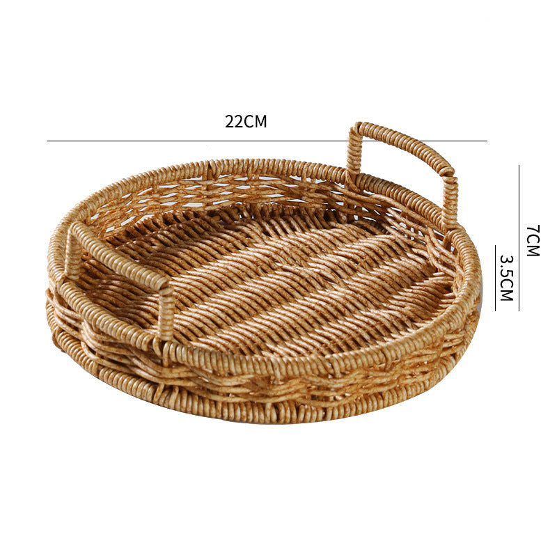 Dekorativer Rattan Servier Karnz