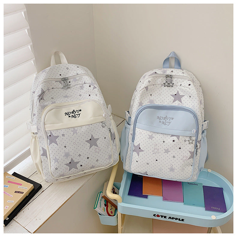 Stylische Sternmuster-Rucksack Karnz