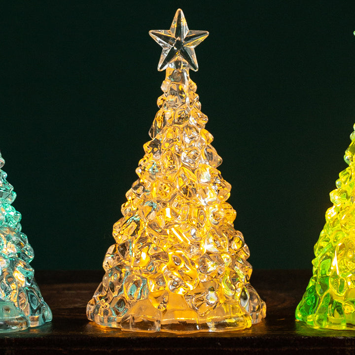 Glänzende LED Weihnachtsbaum Deko