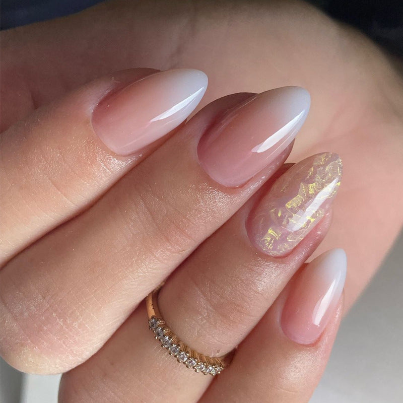 Elegante Stiletto Press-On Nagelkunst mit Strass-Akzenten Karnz