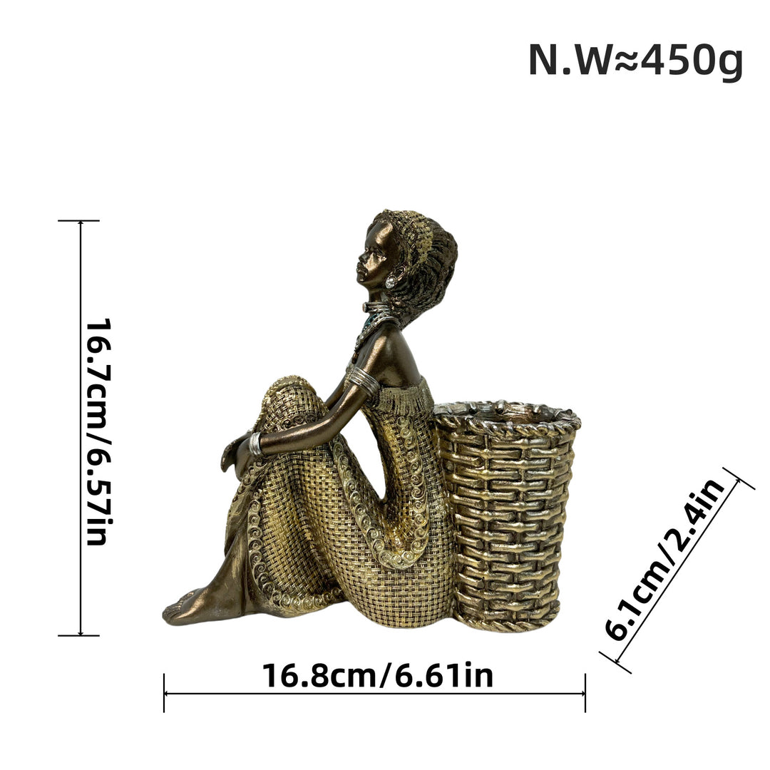 Dekorative Hirschfigur mit Glitzerdetails Karnz