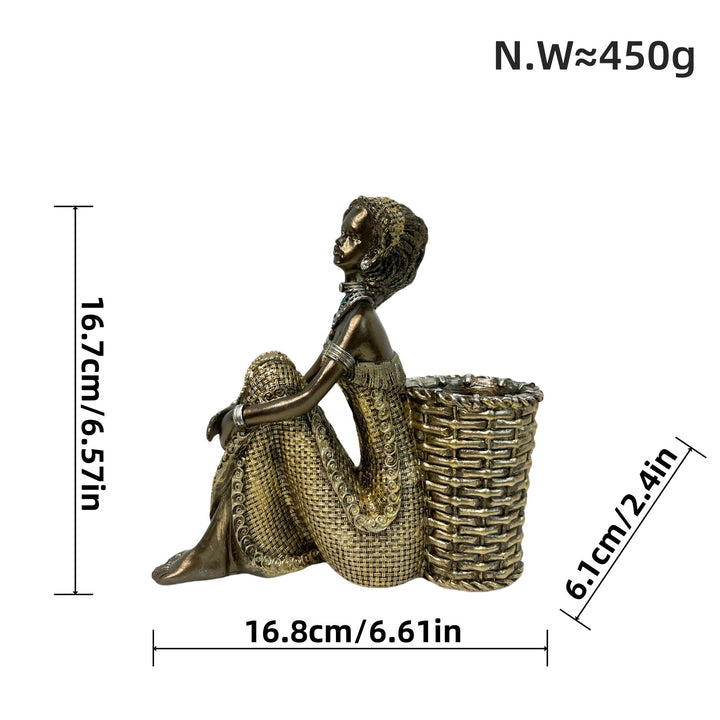 Dekorative Hirschfigur mit Glitzerdetails Karnz