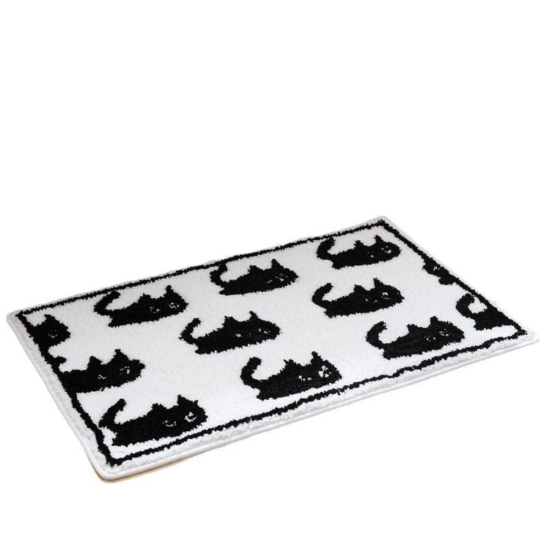 Niedliche Katzenmuster-Badematte