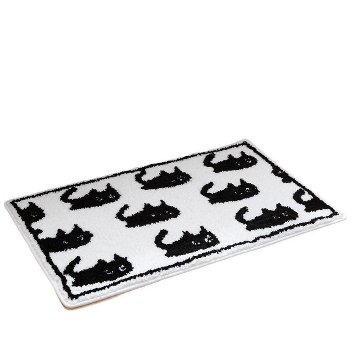 Niedliche Katzenmuster-Badematte