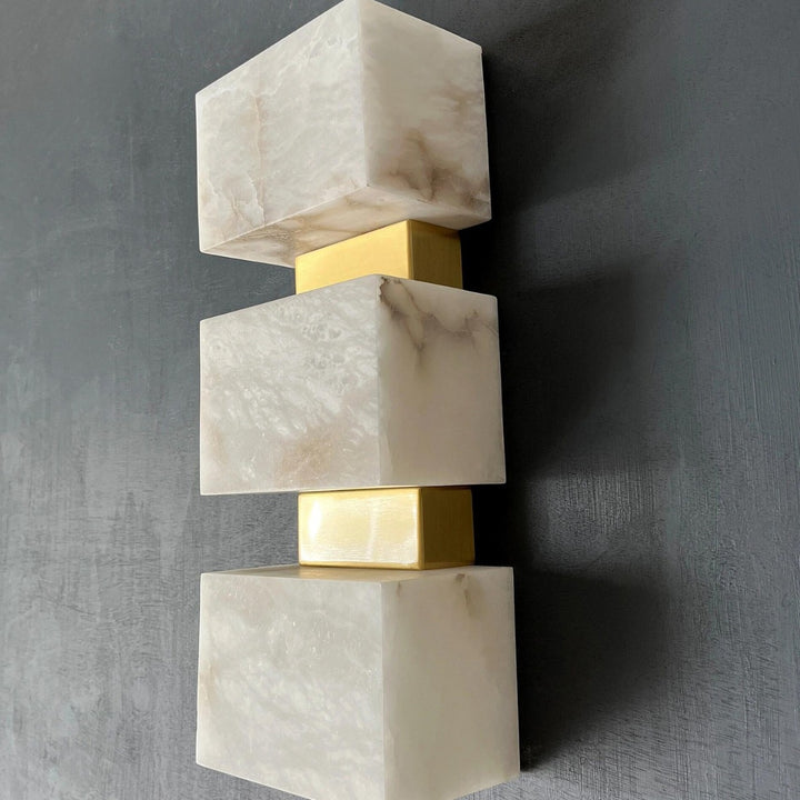 Künstlerische Alabaster Wandleuchte