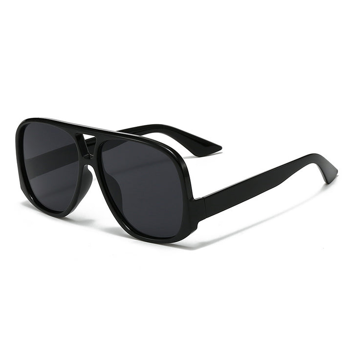 Damen trendige oversized Sonnenbrille im modernen Schildkrötenmuster Karnz