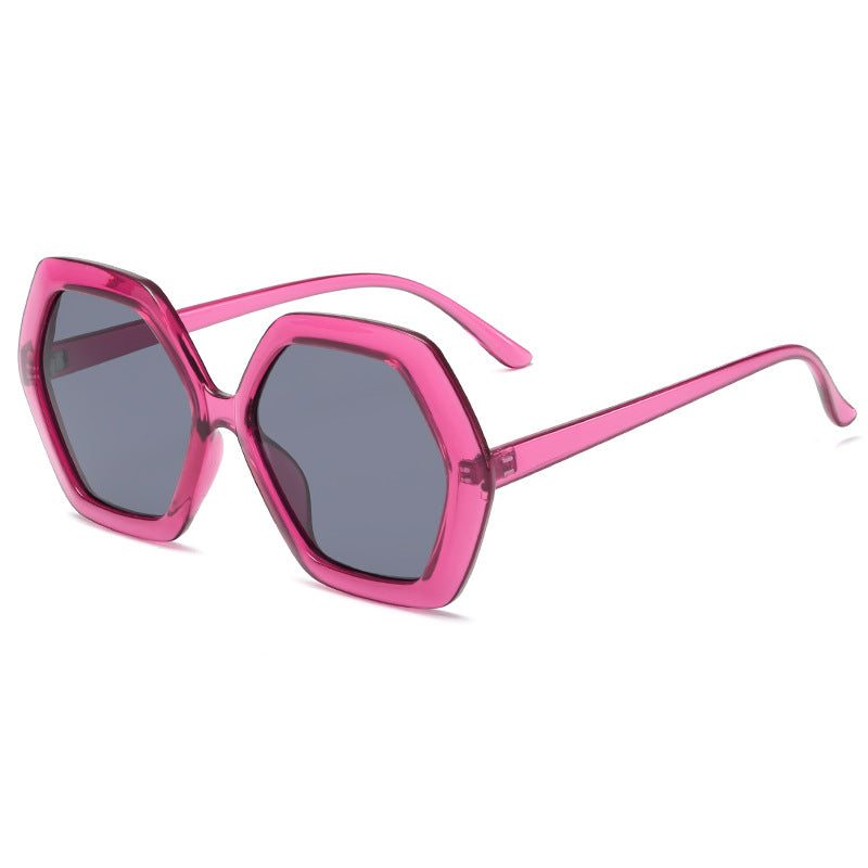 Damen geometrische Sonnenbrille mit modernem Design Karnz