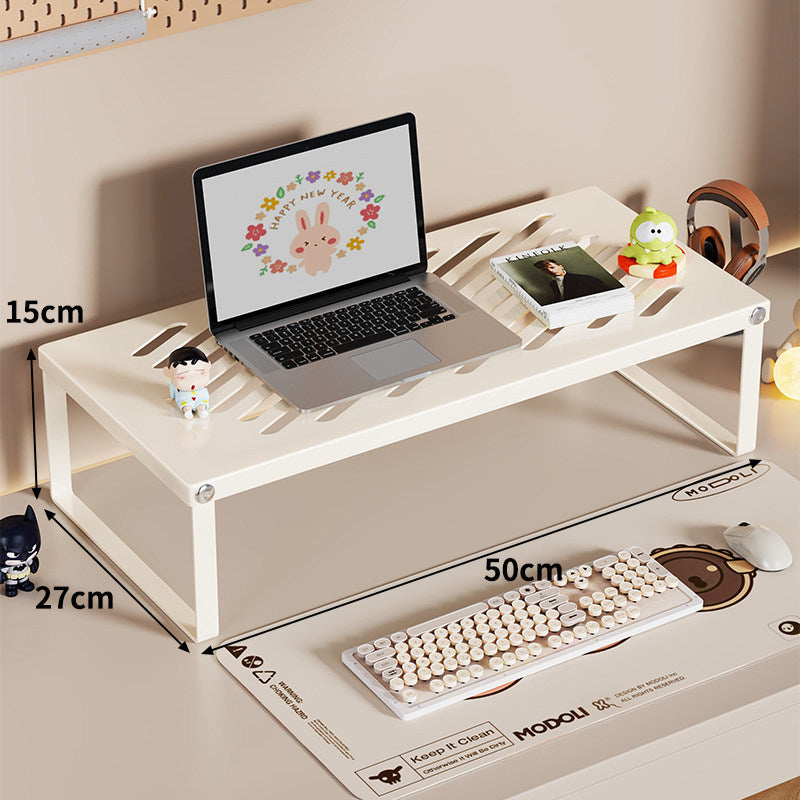 Belüfteter Aluminium-Laptop- und Monitorständer mit Kabelschlitzen