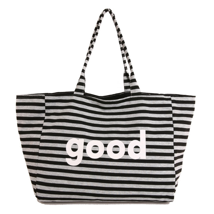 WoSpacious Canvas Strandtas Karnz