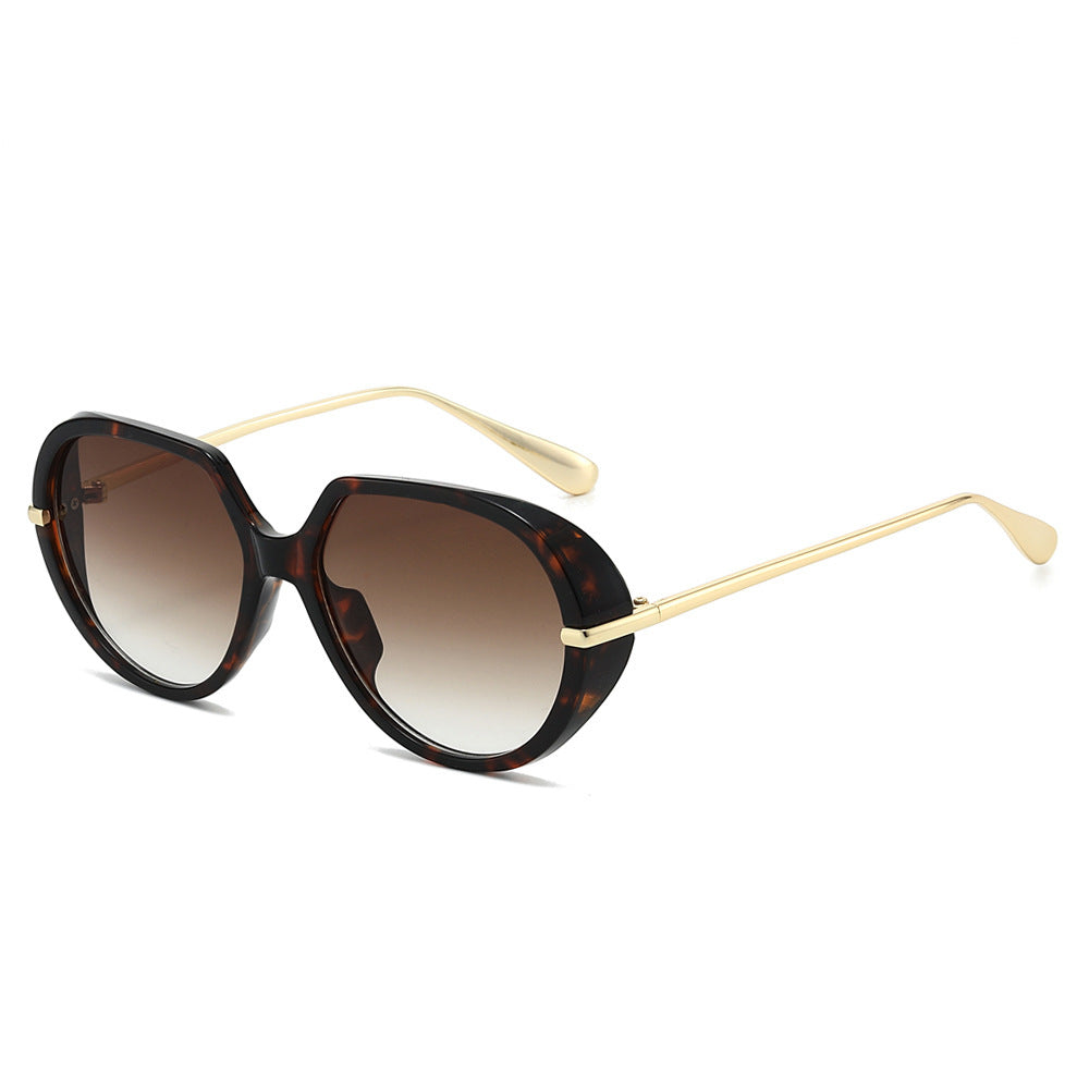 Elegante Übergroße Sonnenbrillen Karnz