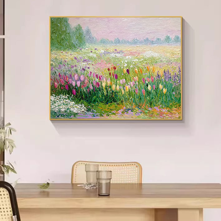 Blumenlandschaft Wandkunst