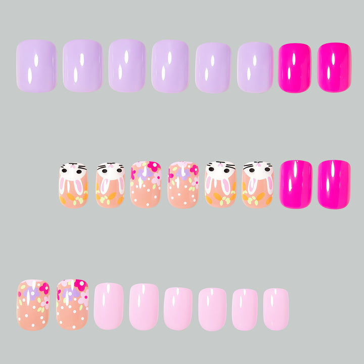 Blumenmuster Nagelkunstdesign Karnz
