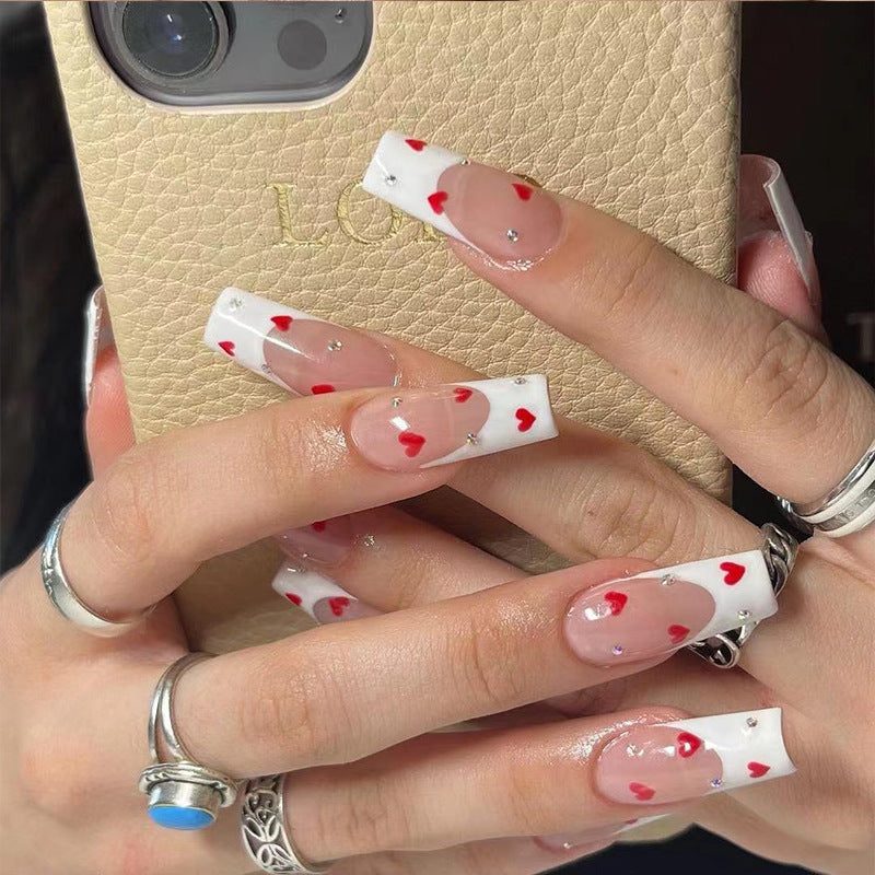 Stylische herzthemen Nagelverlängerungen
