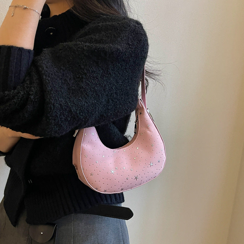Sternenmuster Casual Hobo Tasche