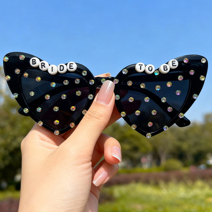 Braut-in-spe herzförmige Sonnenbrille Karnz