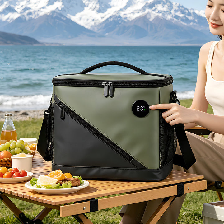 Isolierte Kühltasche mit digitalem Temperaturanzeiger Karnz