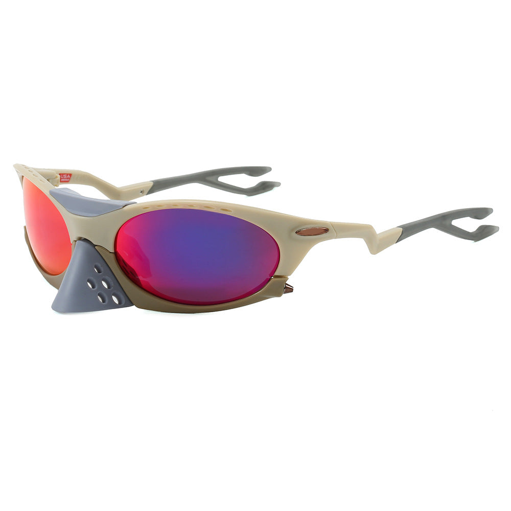 Damen Sportliche Multifunktions-Sonnenbrille Karnz