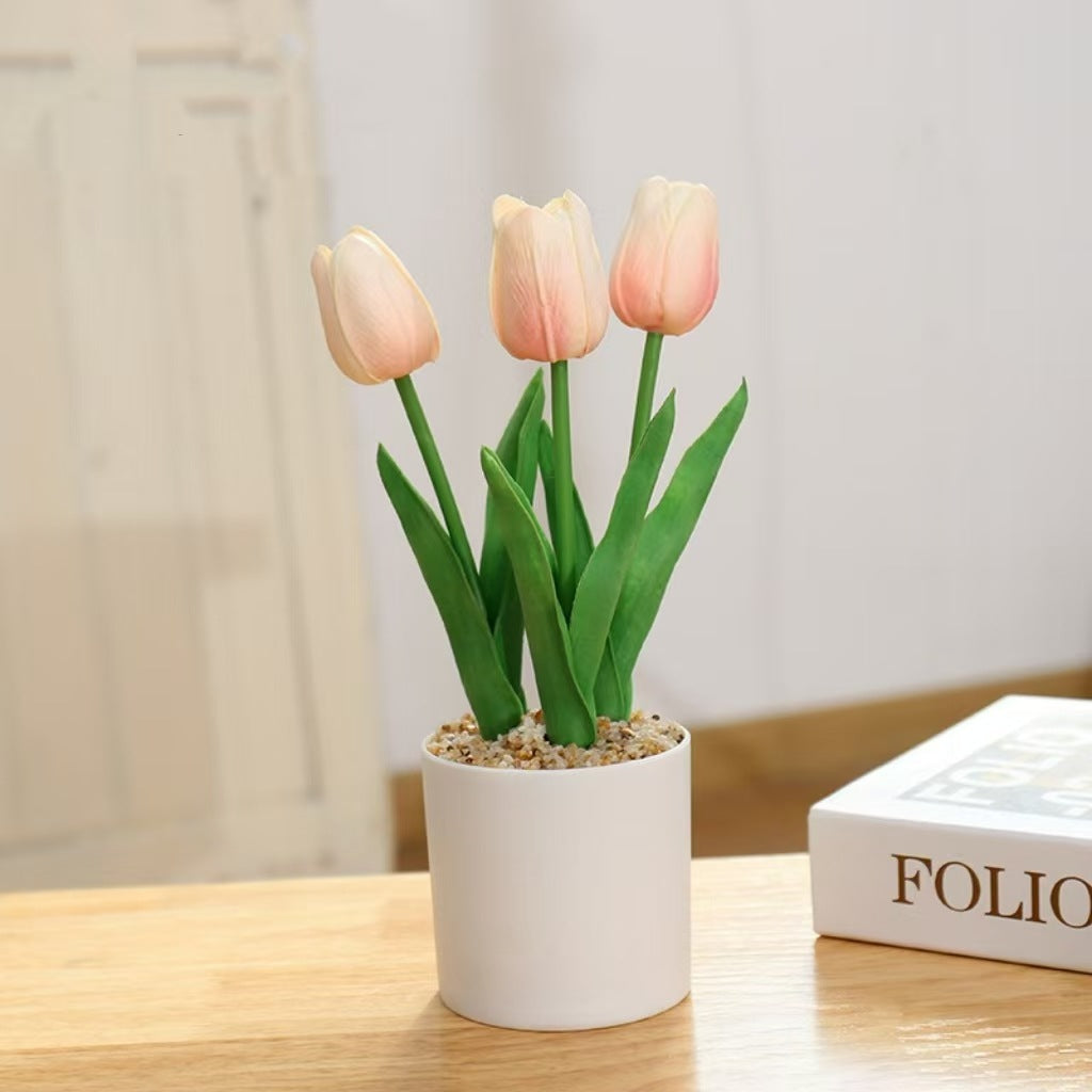 Realistisches Tulpenblumenarrangement