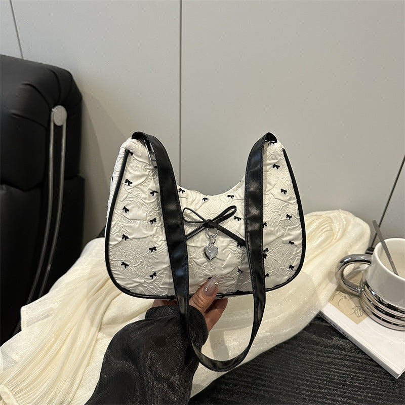 Charmante mit Schleifenverzierung Handtasche Karnz