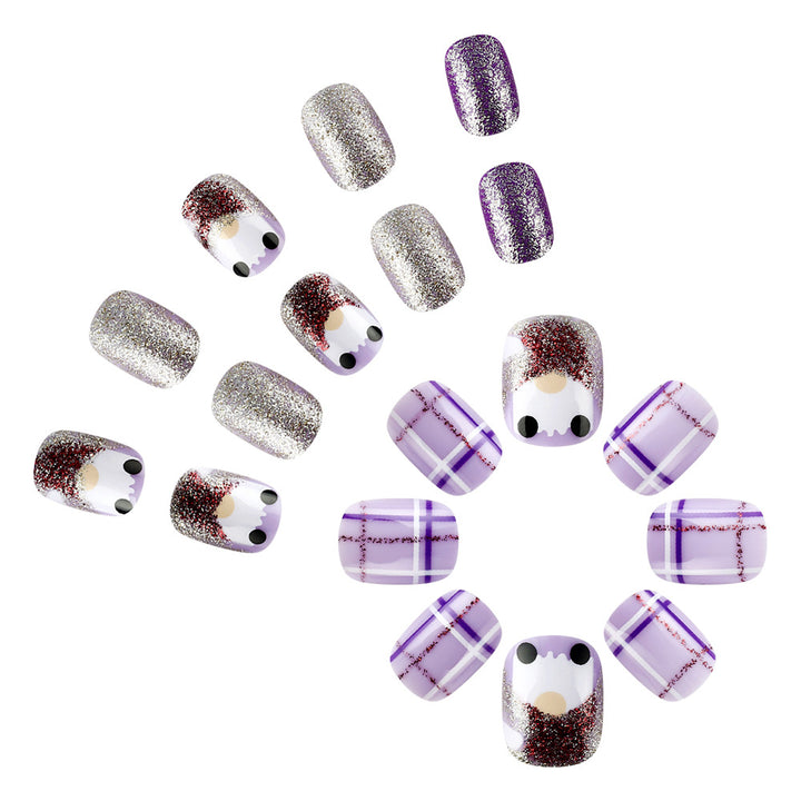 Künstlerisches Glitter-Nagelkunst-Design Karnz