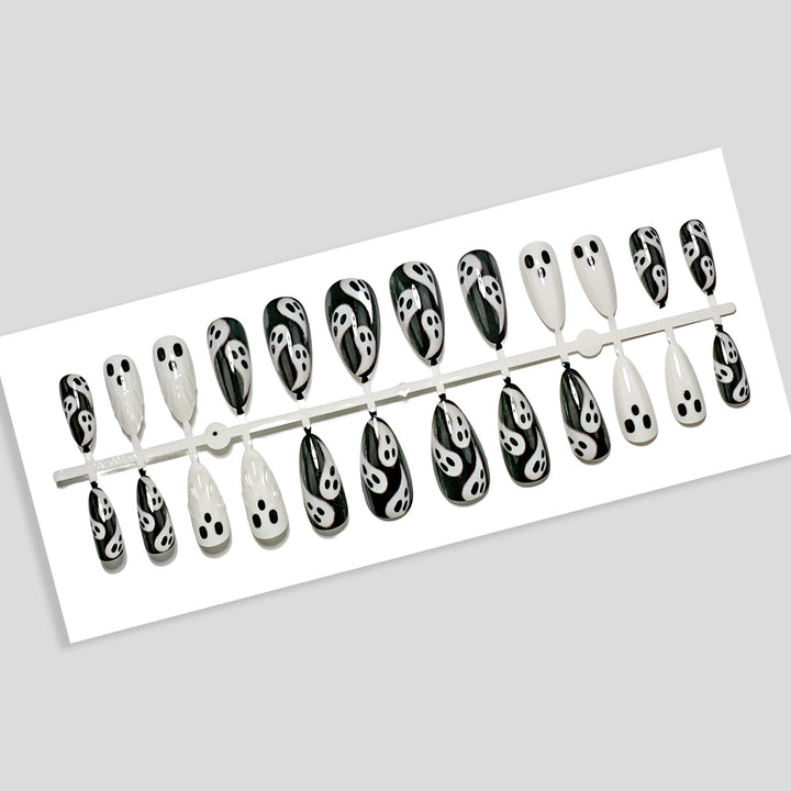 Ghost-Themen Press-On Nagelkunst