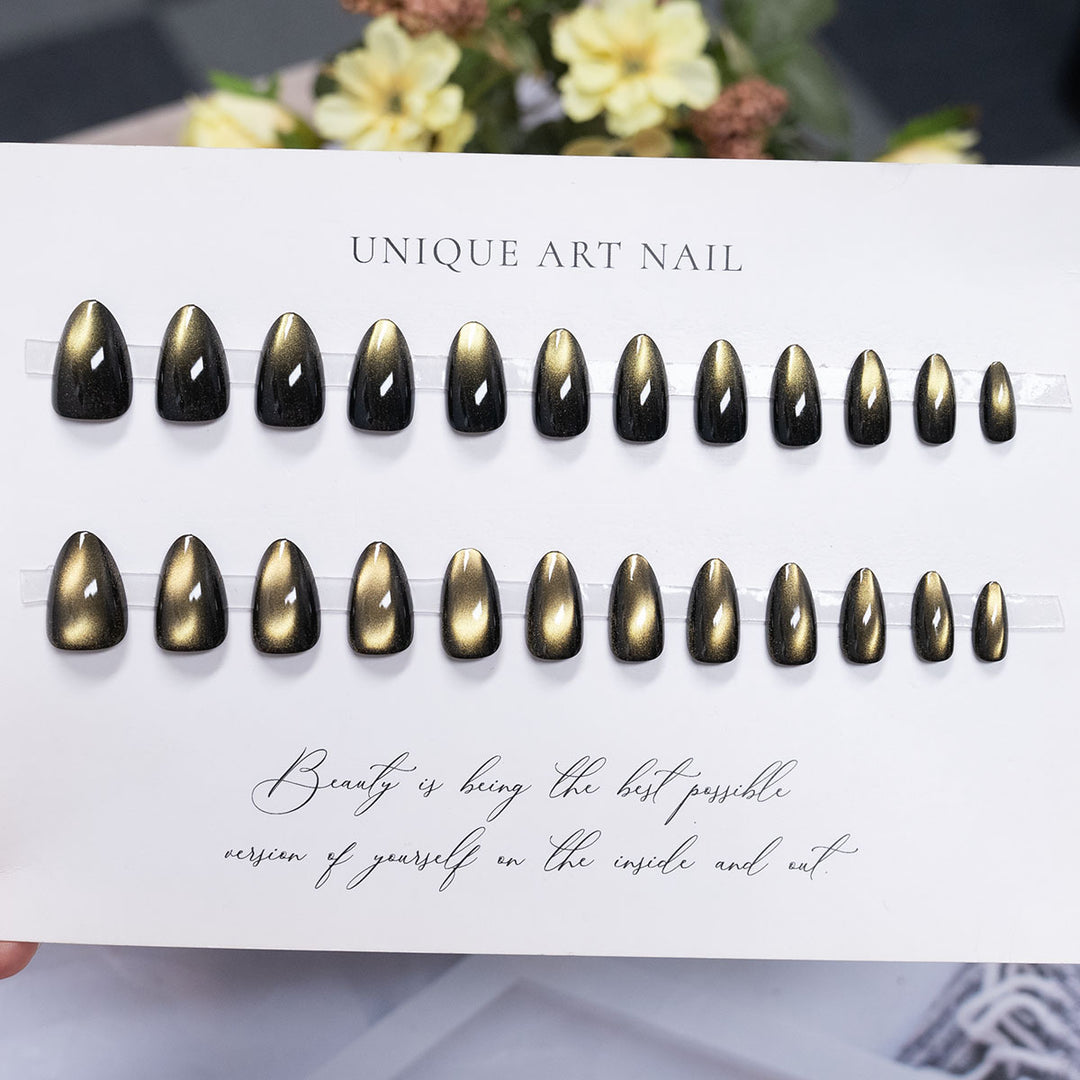 Wunderschönes langes Stiletto Press-On-Nagelset