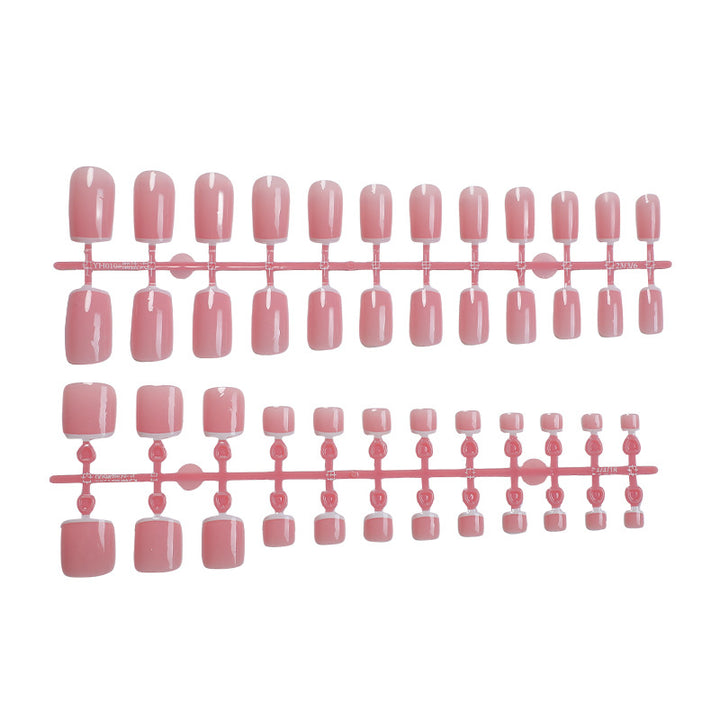 Elegante French Tip Press-On Nails Set Karnz