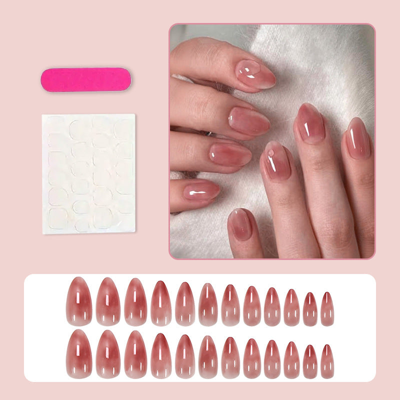 Kunstnagelset mit elegantem, transparentem Glanz Karnz
