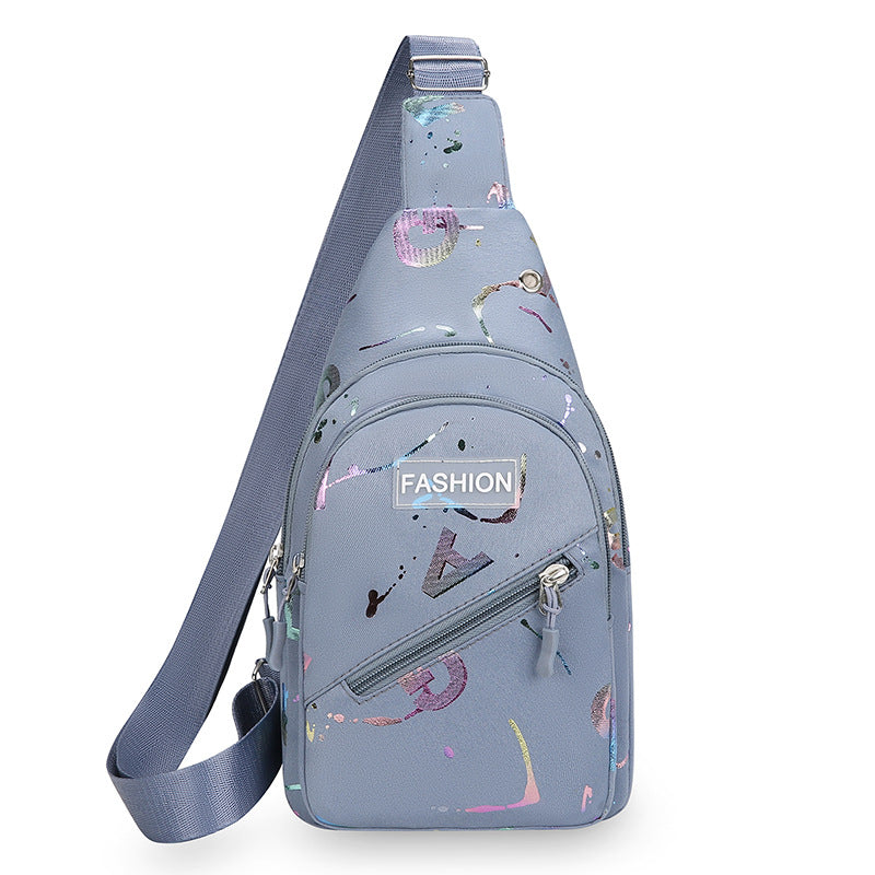 Künstlerische Sling-Tasche Karnz