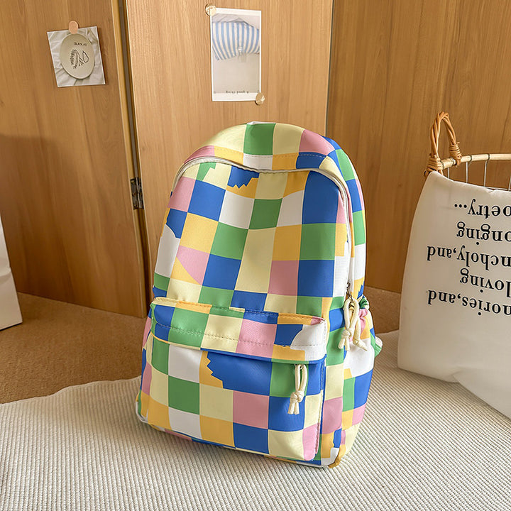 Bunter karierten Muster Rucksack