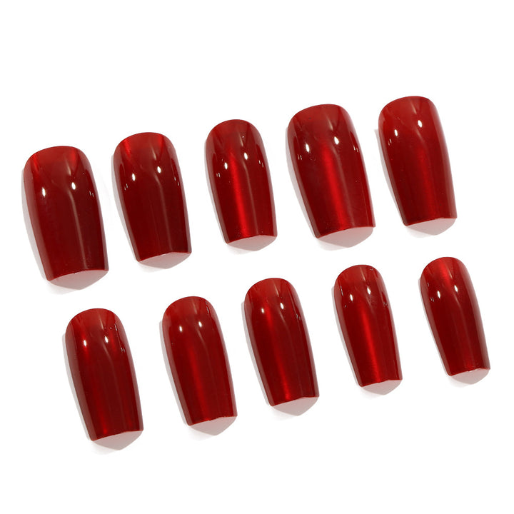 Elegante Kunstnägel mit luxuriösem Glanz-Finish Karnz