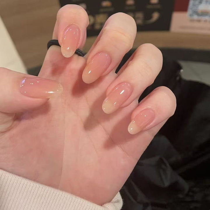 Elegante Stiletto Press-On Nägel mit Farbverlauf-Finish Karnz