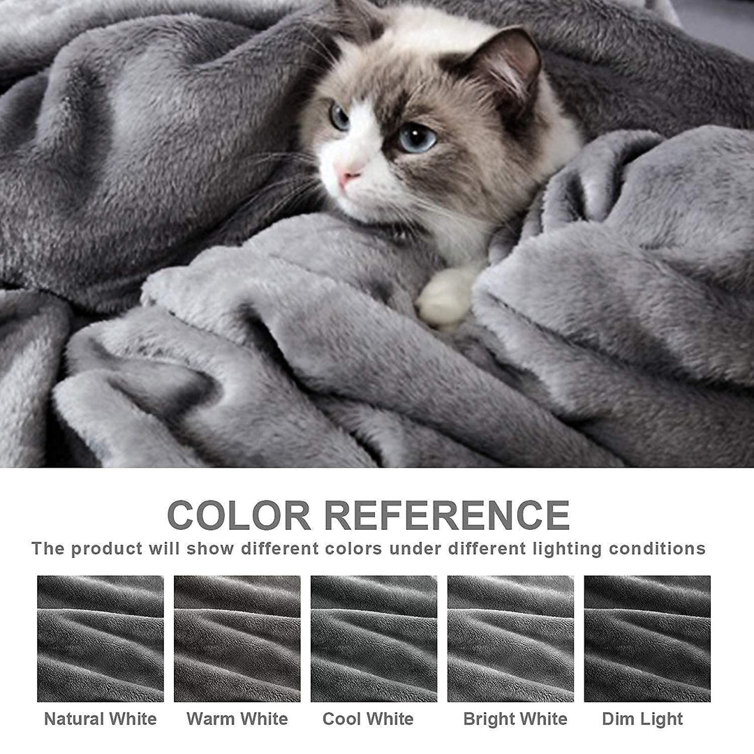 Ultra-weiches Plüsch-Fleece-Wurfdecke