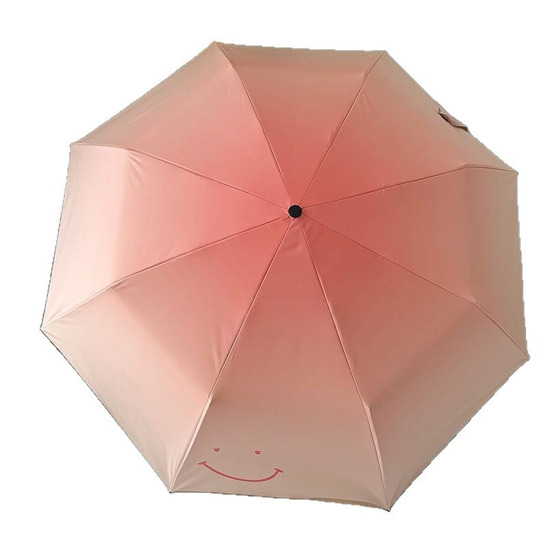 Damen Faltregenschirm mit verspieltem Design und handlichem Holzgriff Karnz