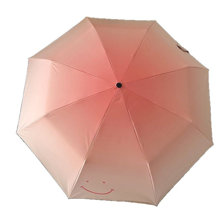 Damen Faltregenschirm mit verspieltem Design und handlichem Holzgriff Karnz