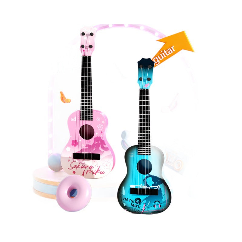 Dekorative Ukulele Spielzeug Karnz