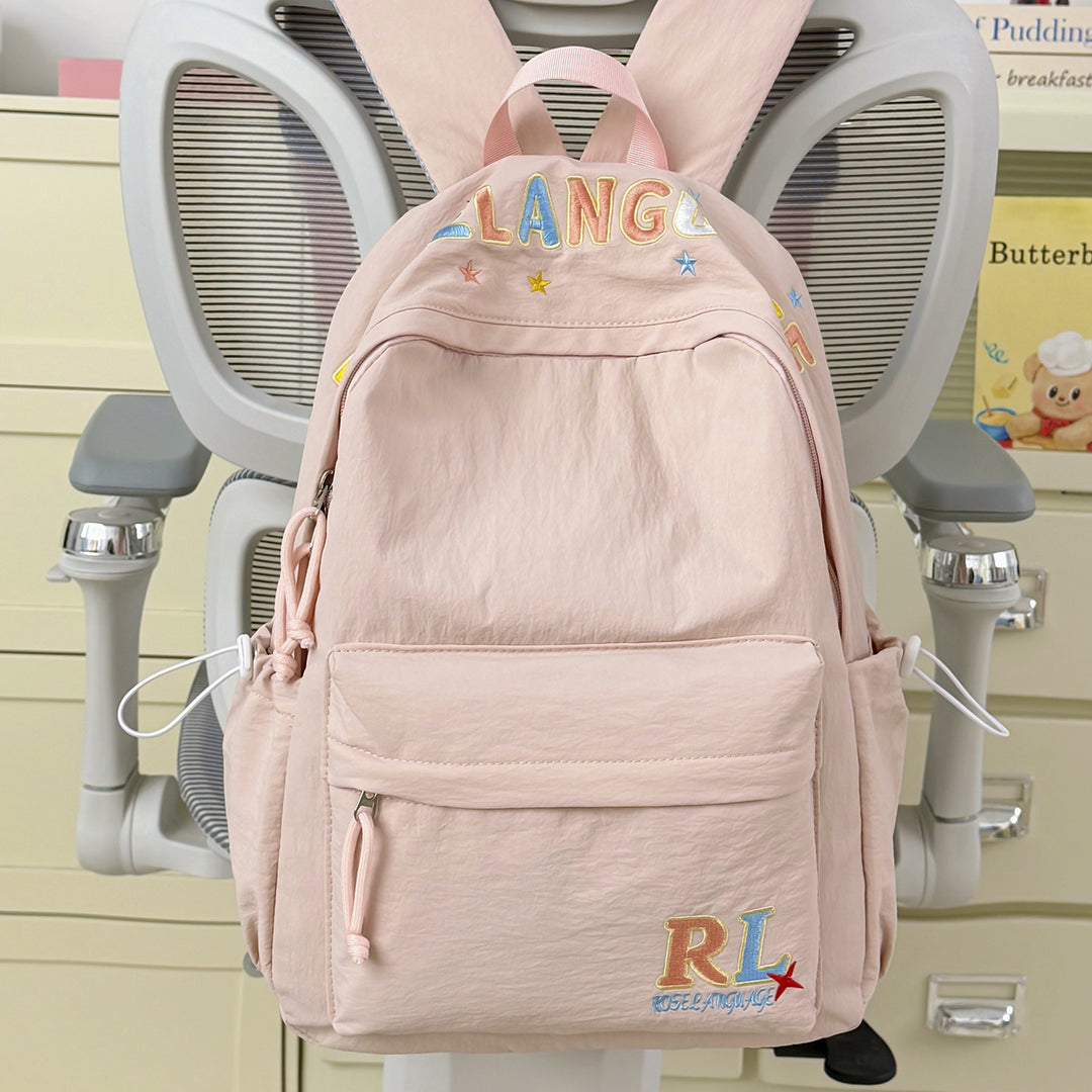 Stilvoller bestickter Grafik-Rucksack Karnz