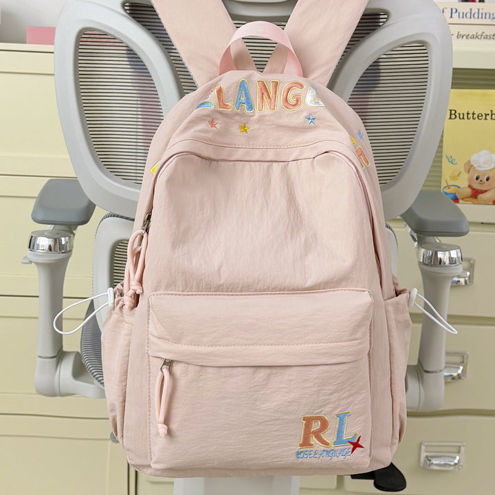 Stilvoller bestickter Grafik-Rucksack Karnz